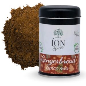Gingerbread organic spice mix jar - ÍON Organic Spices