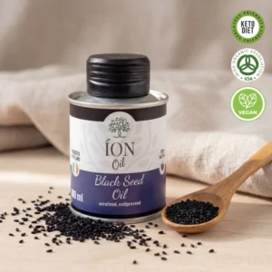 Black Seed Oil (100ml) bottle - ÍON cold-pressed organic oil