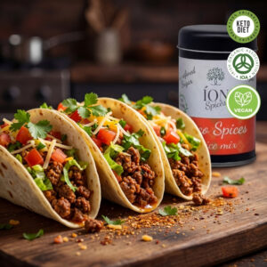 Taco Spices, organic spice mix organic spice mix jar - ÍON Organic Spices