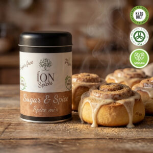 Sugar and Spice Organic Mix organic spice mix jar - ÍON Organic Spices